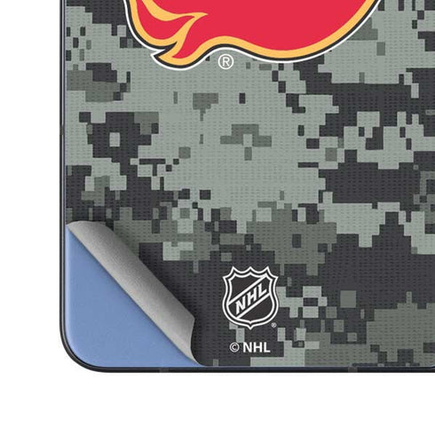NHL Calgary Flames Camo Galaxy Z Fold5 5G Skin